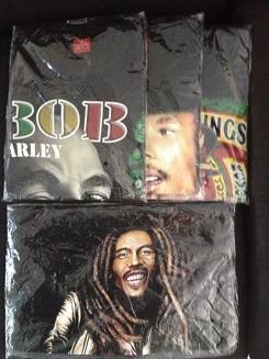 RASTA !!!!!3X RASTA T-SHIRTS PLUS A FREE BACK SACK!!!!!